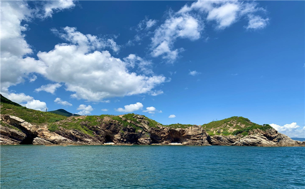 惠州巽寮湾豪华游艇出海美景